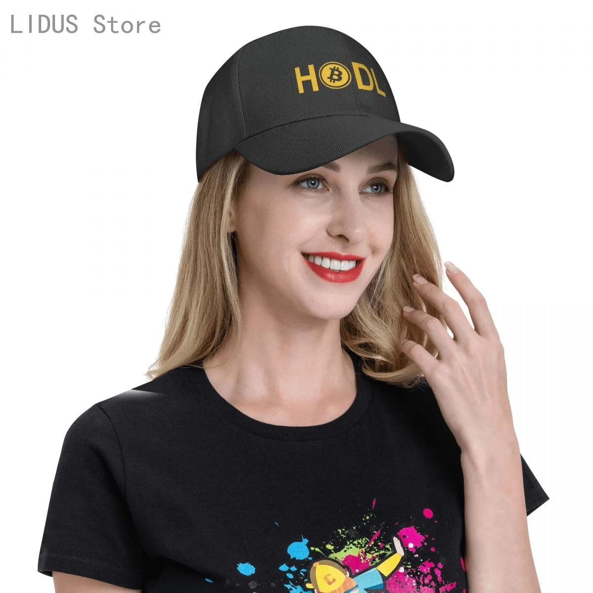 Moderan šešir Bitcoin HODL Ispis kape Muške i ženske ljetne kape Nova omladinska šešir od sunca