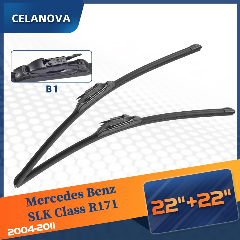 Četka Brisača Za Mercedes Benz SLK Klase R171 2004-2011 bez okvira Gumene Brisači Za Vjetrobransko Staklo 22