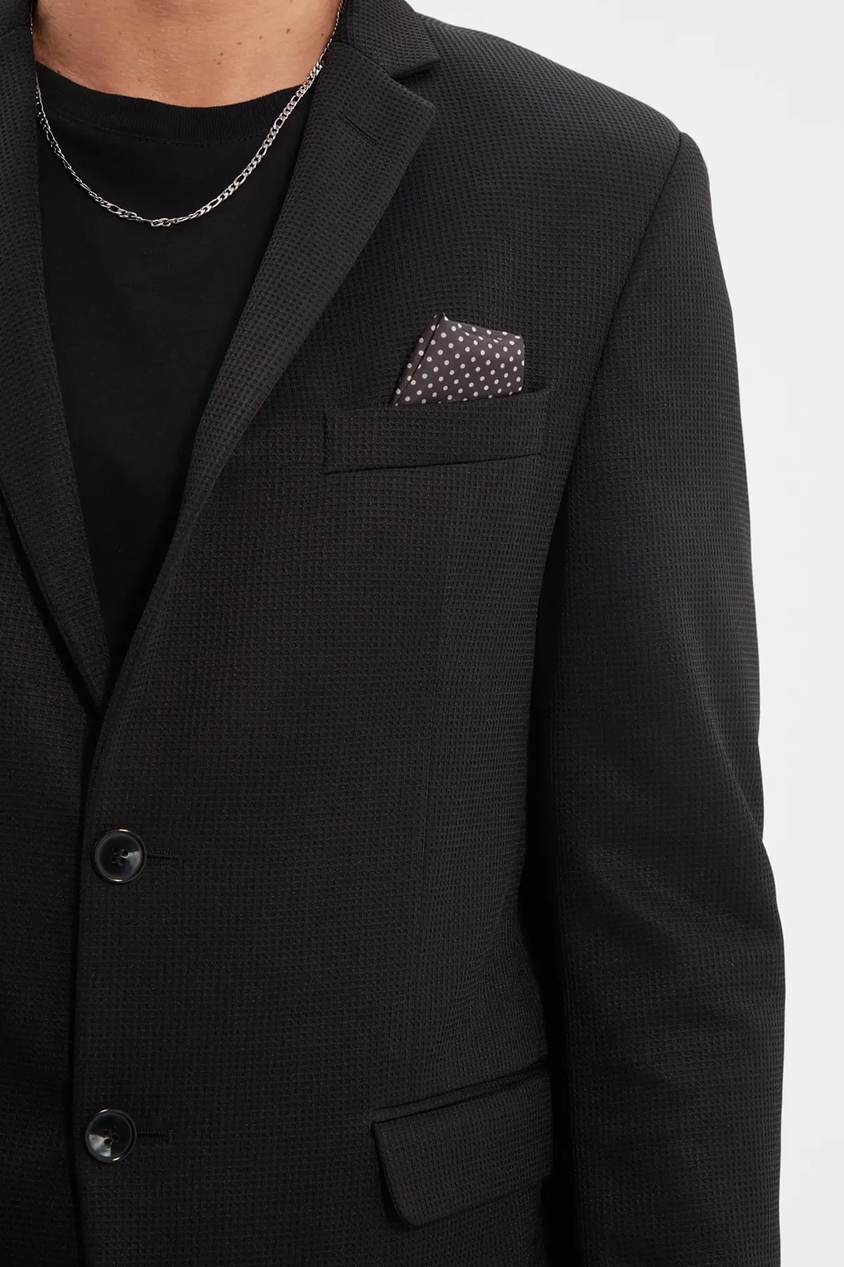 Trendi muški sako-blazer Текстурированная jakna TMNAW22CE0234 Slika 3 