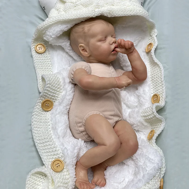 45 CM Bonecas Bebe Reborn Baby Lutke Realno Ovi Mekani na Dodir s Ručnim Uzorcima Kose Ručni Rad Umjetnička Lutka Poklon Igračke Za djecu