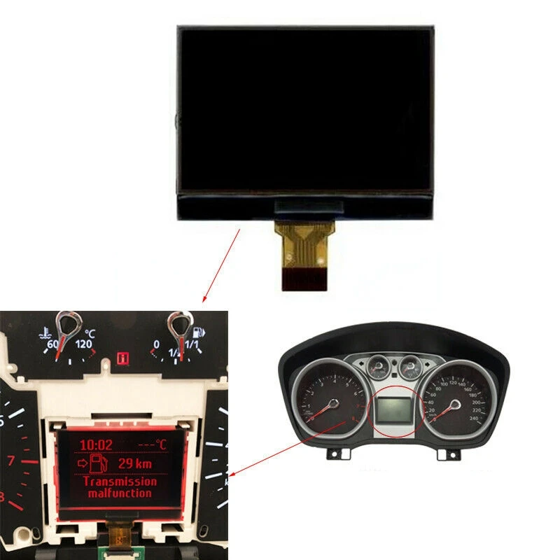 Auto LCD Zaslon Za Ford Focus C-Max, Galaxy Kuga Popravak Piksela Nadzorna Ploča Nadzorna Ploča