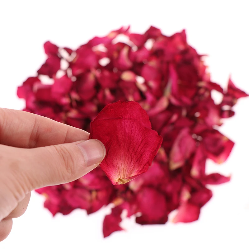 Romantični 10-100 g Prirodnih Osušenih Latica Ruže Kada Suho Latica Cvijeta Spa Izbjeljivanje Tuš Aromaterapija Za Kupanje