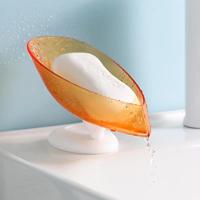 360 Rotirajući Držač Za sapun U obliku Lista Kutija Za Pohranu sapun za kadu deterdžent za pranje posuđa sa odvodnim sisanje čaša Kuhinjski Pribor za kupaonice