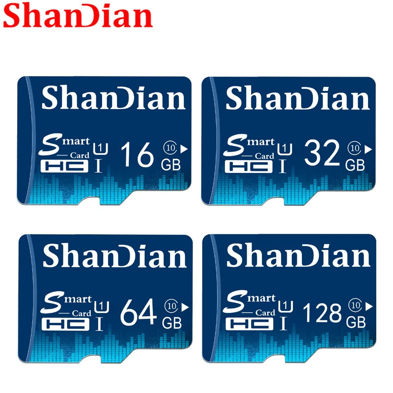 Memorijska kartica SHANDIAN TF 16 GB, 32 GB i 64 GB memorijska Kartica klase 10 4 GB 8 GB Class 6 Pametne SD TF kartica-kartica Stvarni Kapacitet Za Telefone/Kamere Slika 2 