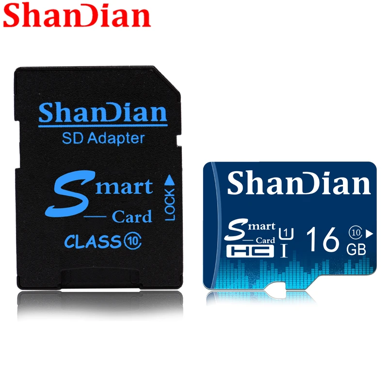Memorijska kartica SHANDIAN TF 16 GB, 32 GB i 64 GB memorijska Kartica klase 10 4 GB 8 GB Class 6 Pametne SD TF kartica-kartica Stvarni Kapacitet Za Telefone/Kamere Slika 4 