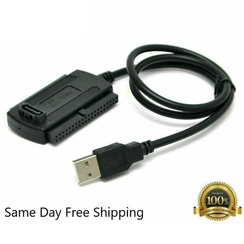 Adapter Kabel USB to IDE/SATA Adapter Kabel SATA PATA IDE NA USB 2.0 Adapter je Pretvarač Kabel Za 2,5/3,5-Inčnog Tvrdog Diska Podrška Pretvarač