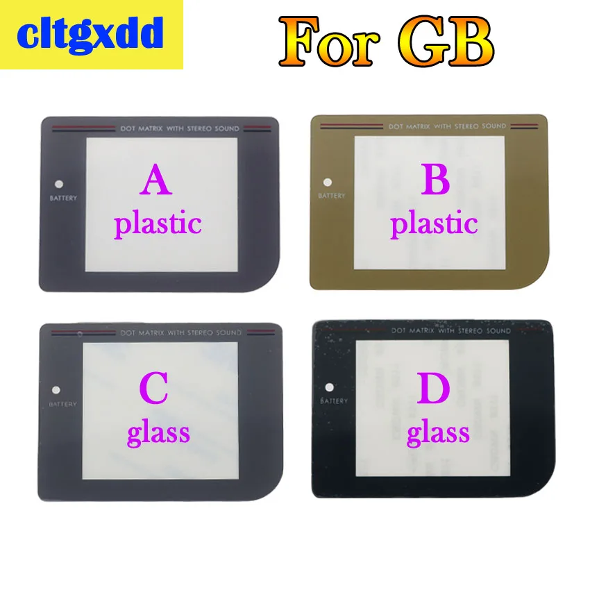 Cltgxdd Plastična Staklena Leća Za GB GBA SP GBC GBL EUR Zaslon Staklena Leća Za Gameboy Advance Zaštitna leća u boji leće