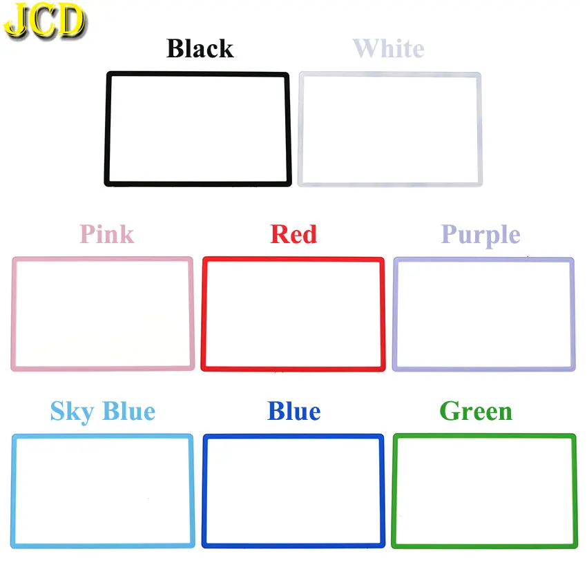 JCD Za Zamjenu 2DS Gornja Gornja Okvir Zaslona Poklopac Objektiva i LCD Zaslon Zaštitnik Za Nintend 2DS
