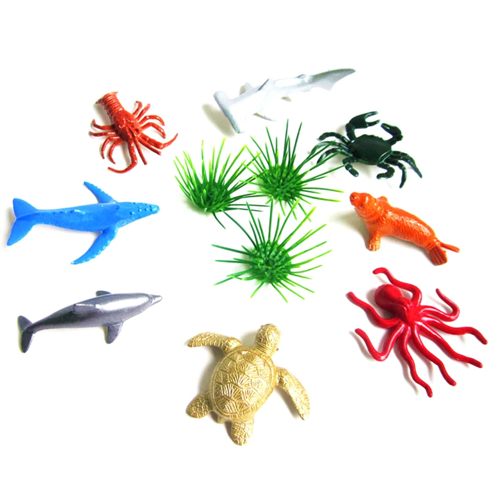 8 kom. Mala Veličina Model Morskog Života Igračke PVC 5-7 cm Igračka za ribe u bazenu Rano Obrazovanje Morske Životinje Figurica Dar za djecu