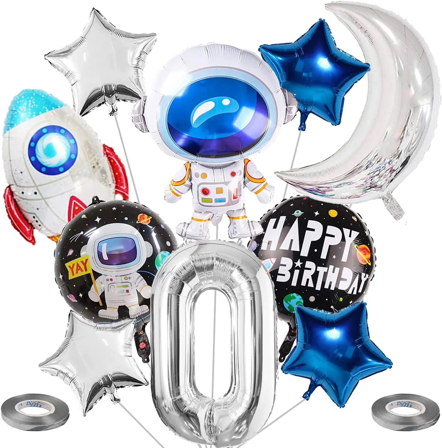 Svemirski astronaut Baloni Od aluminijske folije Mini Raketa 32-inčni Digitalni Je Globus Ukras za Rođendan Dječja igračka Dječji tuš