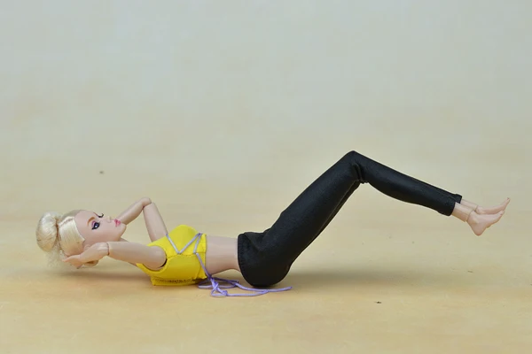 Visoka Kvaliteta Ručne izrade Crnci Rastezljiva Koža Nisa Hlače odjeće za Lutke Barbie Odjeću Za 1/6 Pribor za lutke Dječje Igračke DIY Slika 5 