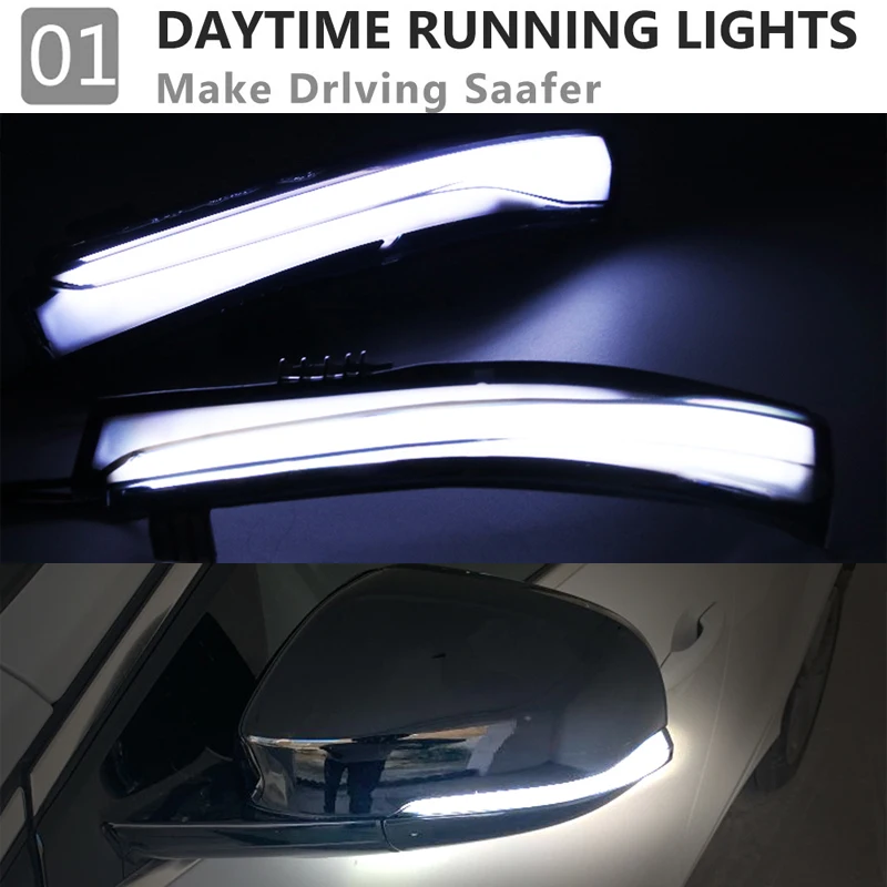 2 kom. Dimljeni Dynamic led Žarulja Pokazivača Smjera od Bočno Ogledalo Za Volvo V40 V60 V70 S60, S80, XC60 D4 T5 T6 Dnevni Podvozje svjetla Slika 2 