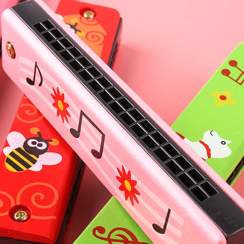 16 Rupa Slatka Harmonika Glazbeni Instrument Razvojne Igračke s Cartoonish uzorkom Dječiji Duhački instrument Dječji Dar Montessori Djeca