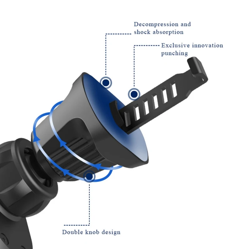 Univerzalni Auto-Stezaljka za ventilaciju Zraka Update 17 mm Kuglasti Glave za Magnetnog Držača telefona Gravitacija Postolje Za pričvršćivanje Auto Punjač Nosač