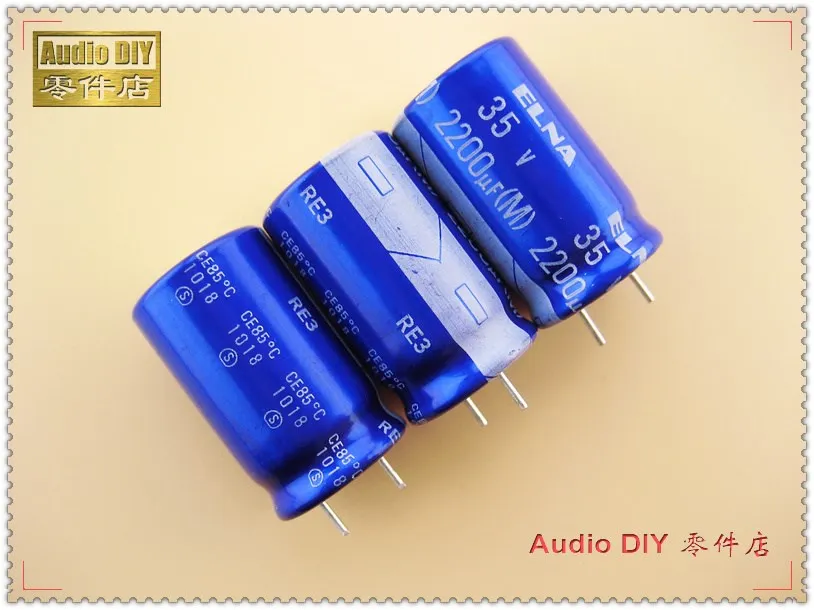 5 Kom./50 kom. ELNA Plavi Ogrtač serije RE3 2200 uf 35 35 2200 UF Elektrolitski Kondenzator
