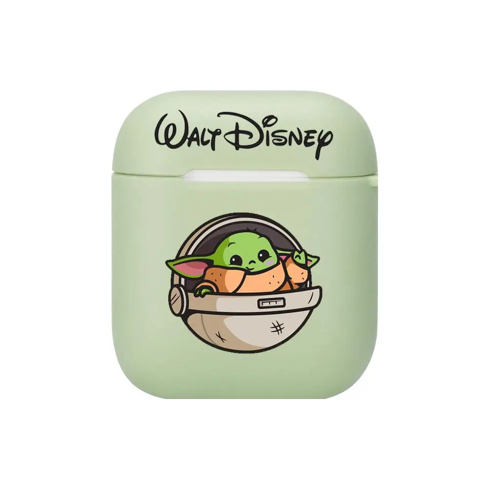 2021 Disney Baby Yoda Meke Silikonske Navlake Za Apple Airpods 1/2 Zaštitna Torbica Bežična Tehnologija Bluetooth Torbica Za Slušalice Za Apple Air
