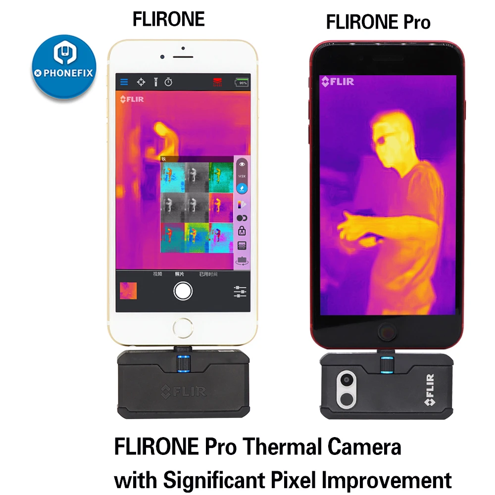 FLIR ONE PRO LT Toplinska Kamera za mobilni Telefon Infra Toplinska Kamera za iPhone IOS Android Pad Alat za dijagnostiku kvarova pcb Slika 3 