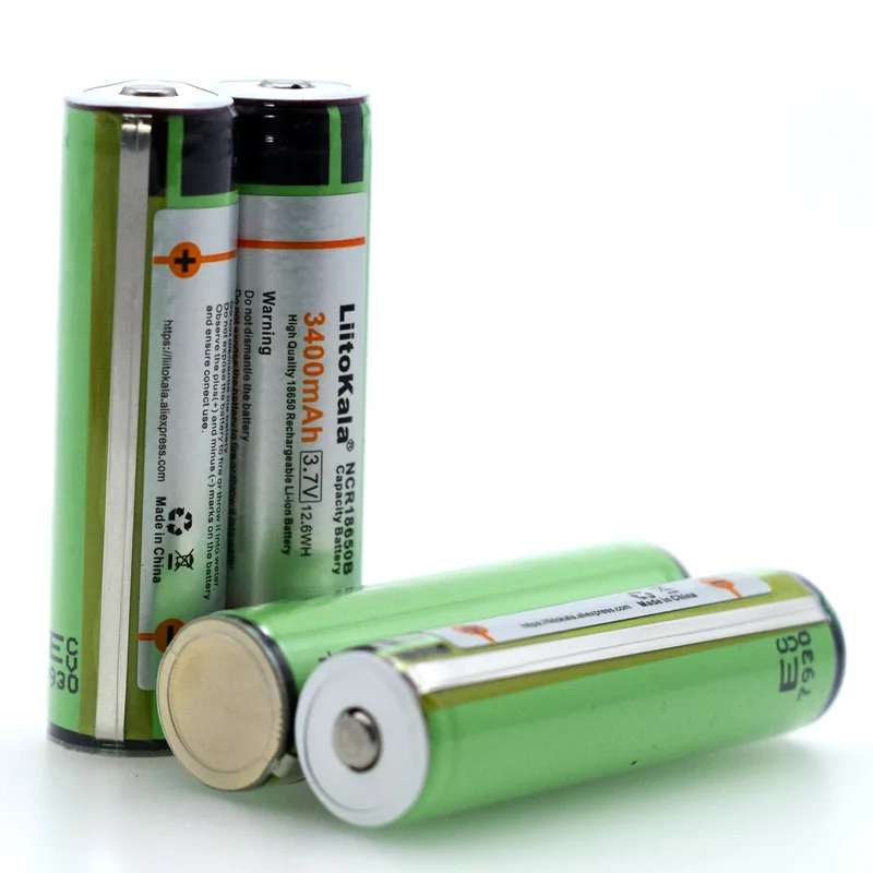 4KOM Liitokala Štiti izvorni 18650 NCR18650B 3400 mah Litij-ionska baterija s tiskanom pločicom 3,7 baterije + kutija za skladištenje