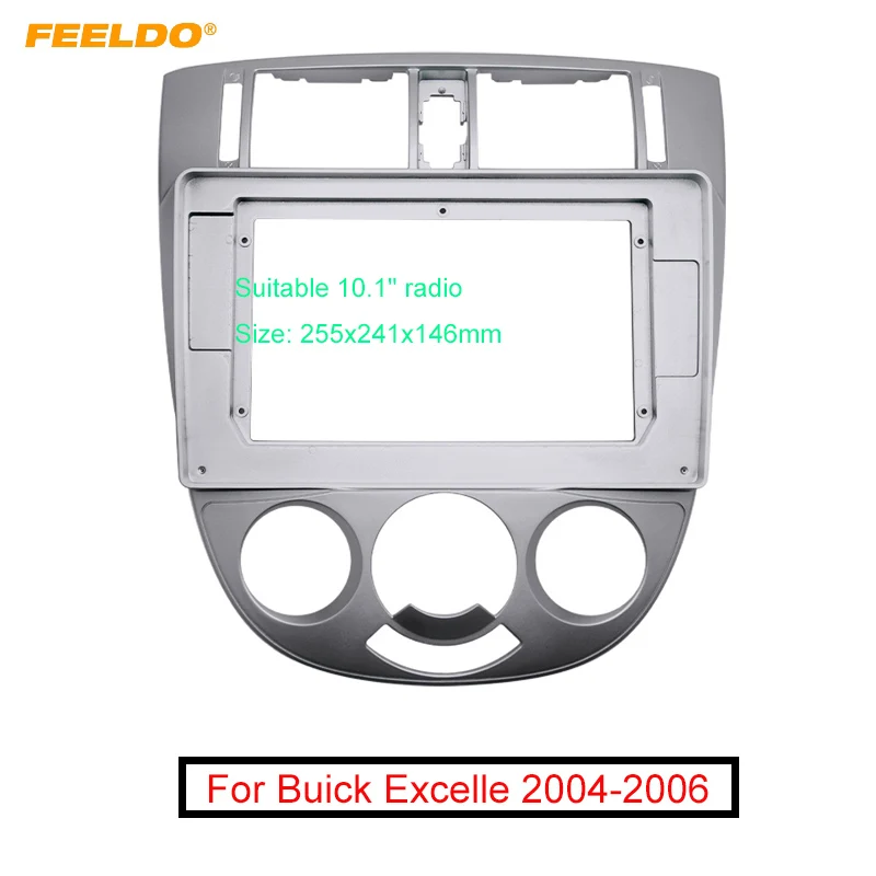Auto Stereo FEELDO 2-inčni Ploča Adapter Za Okvir Tabele Za Buick Excelle 10,1-inčni Ekran je Velik Kontrolna ploča Komplet, Obloge Okvira Slika 1 