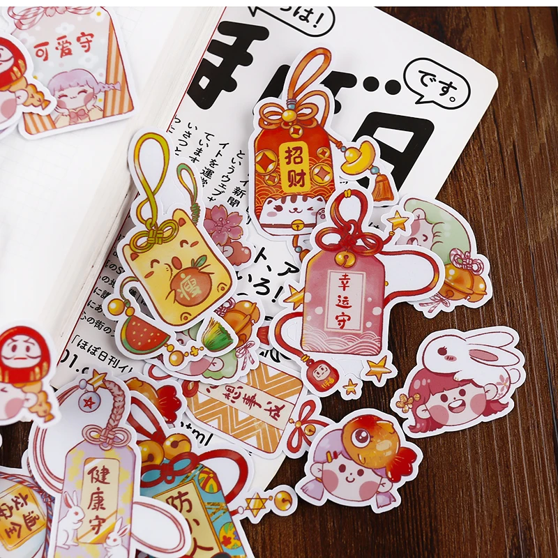 25 kom. Lucky Royal Shouzhang Naljepnice Paket Izvorni Japanski DIY Shouzhang Mobilni Telefon Ljuska Djevojka Srce Materijal za ukrašavanje