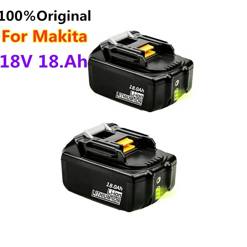 18V18Ah baterija baterija baterija baterija Baterija 18000 mah Li-Ion Baterija Zamjena Baterije za MAKITA BL1880 BL1860 bl1830 Baterija+3A Punjač Slika 4 