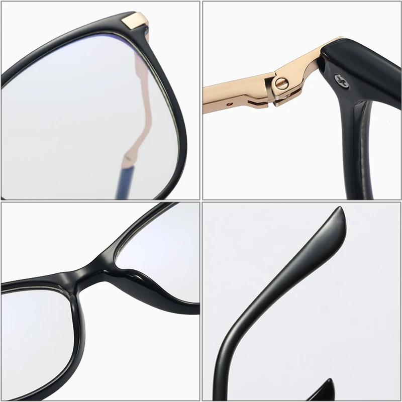SEAN je Klasicni Medusobno Zglob Mačka oko Okrugli Ženska okvira Za naočale TR90 Anti-Plavo Svjetlo Naočale Muška Optički Okvira računala Naočale
