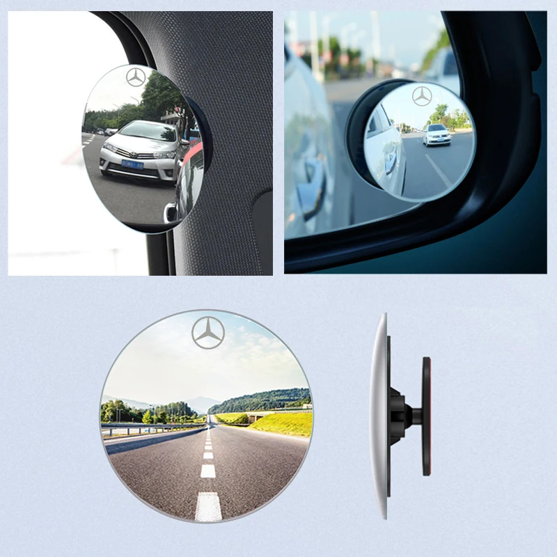 Auto retrovizor za Mercedes benz AMG W204 CLA GLA ogledalo 304 nehrđajućeg čelika s okretanjem za 360° Slijepa mrlja широкоугольное ogledalo