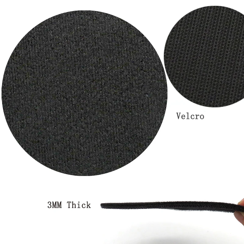 2 pakiranja Novih 5 cm(125 mm) 8 Rupa ultra-tanki clamshell to Zaštitna površina Sučelje navlaka za Brušenje pločica Kuka i Petlja Brusni Diskovi Spužva