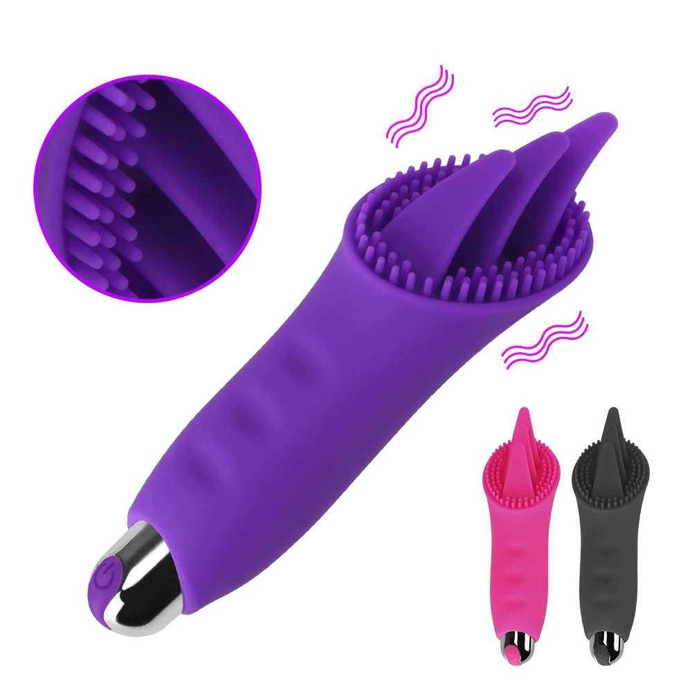10 frekvencija Lizanje bradavica Lizanje Jezika Vibrator Stimulacija Klitorisa Seks-Igračke za žene Seks-proizvodi za odrasle Maser za klitoris