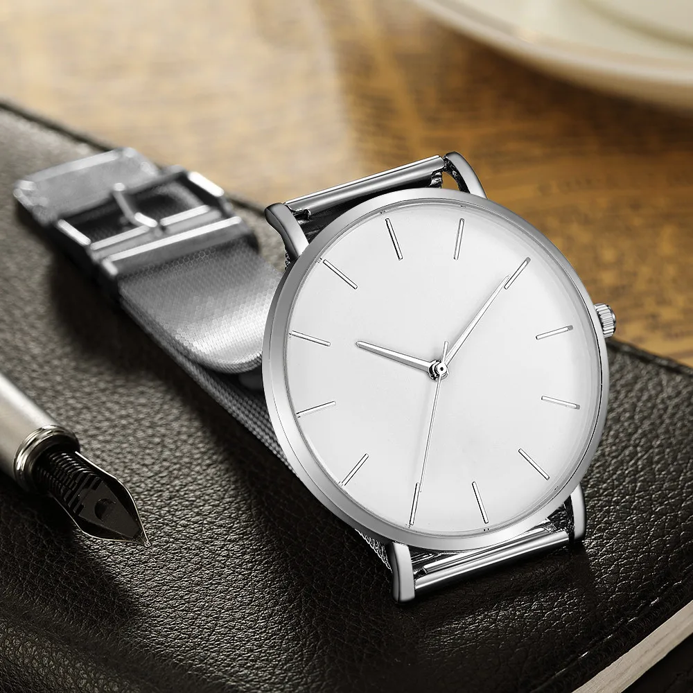 2020 Nove ženski sat Od nehrđajućeg čelika Jednostavne kvarcni ručni satovi satovi za NAJBOLJI brend Luksuznih Satova reloj mujer montre femme Slika 2 
