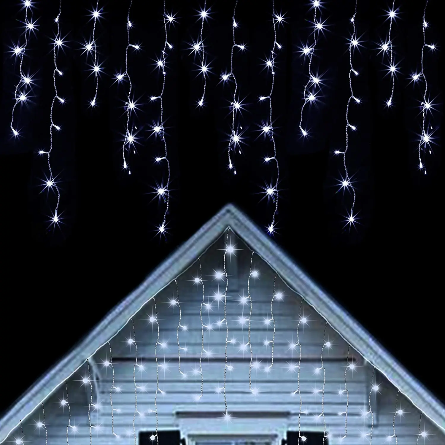 5 M Božićno Гирлянда LED Zavjese Сосулька Gudačkih svjetiljke Vise 0,4-0,6 m AC 220 U Dvorište Ulica Vanjski Ukrasni Svečane svjetlo