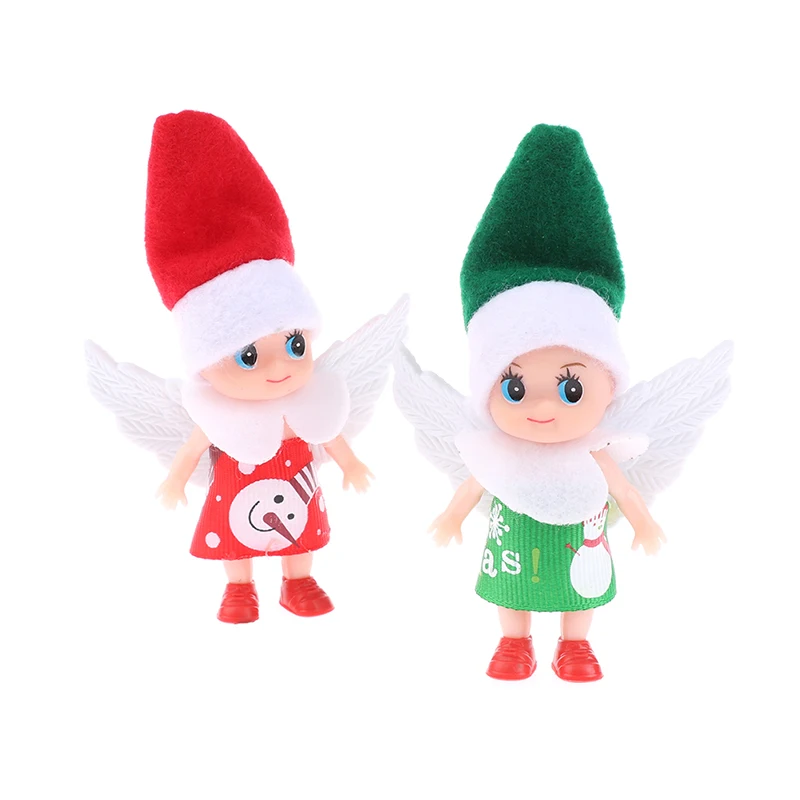 1PC Super Slatka Mini Božić Doll Dječji Vilenjaci Lutke Pokretna Ruka Noga Elf Lutke Kućica za lutke, Igračke za Božić Božićni Poklon