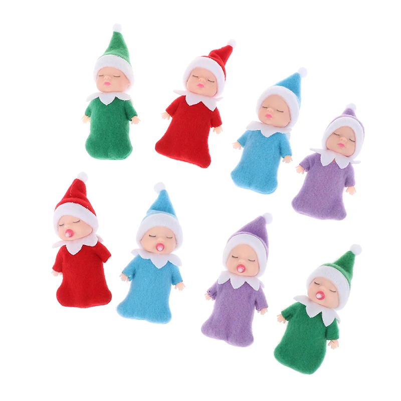 1PC Super Slatka Mini Božić Doll Dječji Vilenjaci Lutke Pokretna Ruka Noga Elf Lutke Kućica za lutke, Igračke za Božić Božićni Poklon Slika 3 