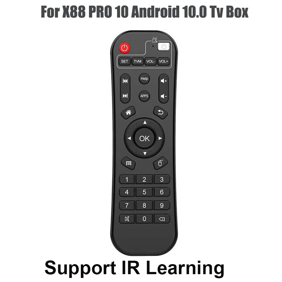 X88 PRO 10 Android 10.0 TV BOX IC Bežični Daljinski Upravljač i IR daljinski upravljač za Transpeed Android 11 TV BOX