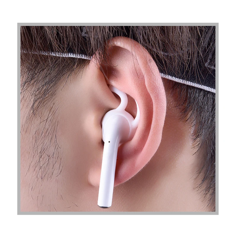 Par Lijevih I Desnih Silikon Cijevi za Slušalice Za iPod, iPhone 6/6 Plus / 5/5S / 5C Apple Silikonske Slušalice Dropship Slika 2 