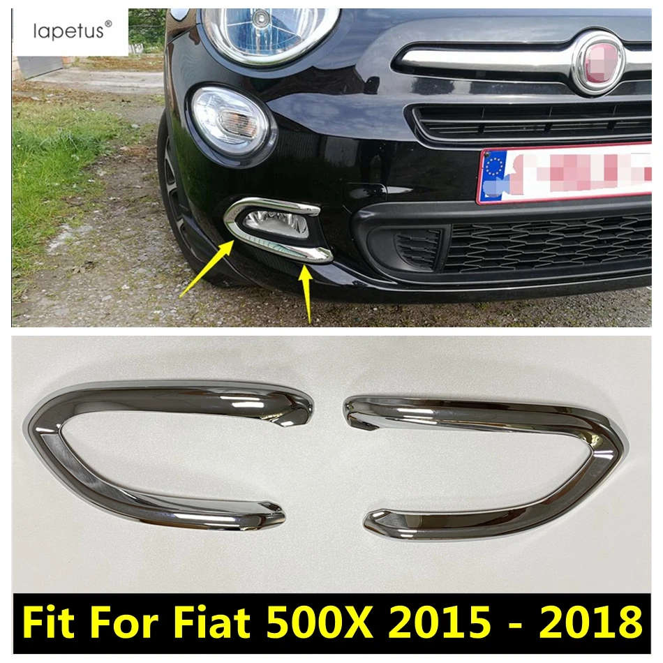 Pribor za Fiat 500X 2016 2017 2018 Prednji maglenka Lampa Za Kapak Obrva Dekor Poklopac Komplet Završiti ABS Krom Izvana