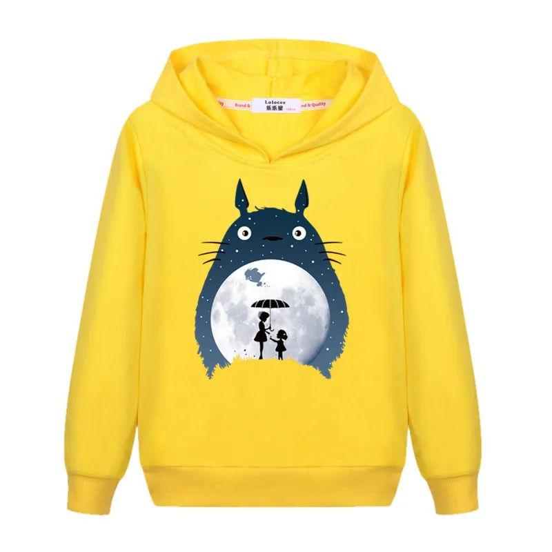 Djevojka Totoro casual džemper dugih rukava jesen zima majica s kapuljačom dječja moda crtani pulover nova хлопковая majica, džemper 2022
