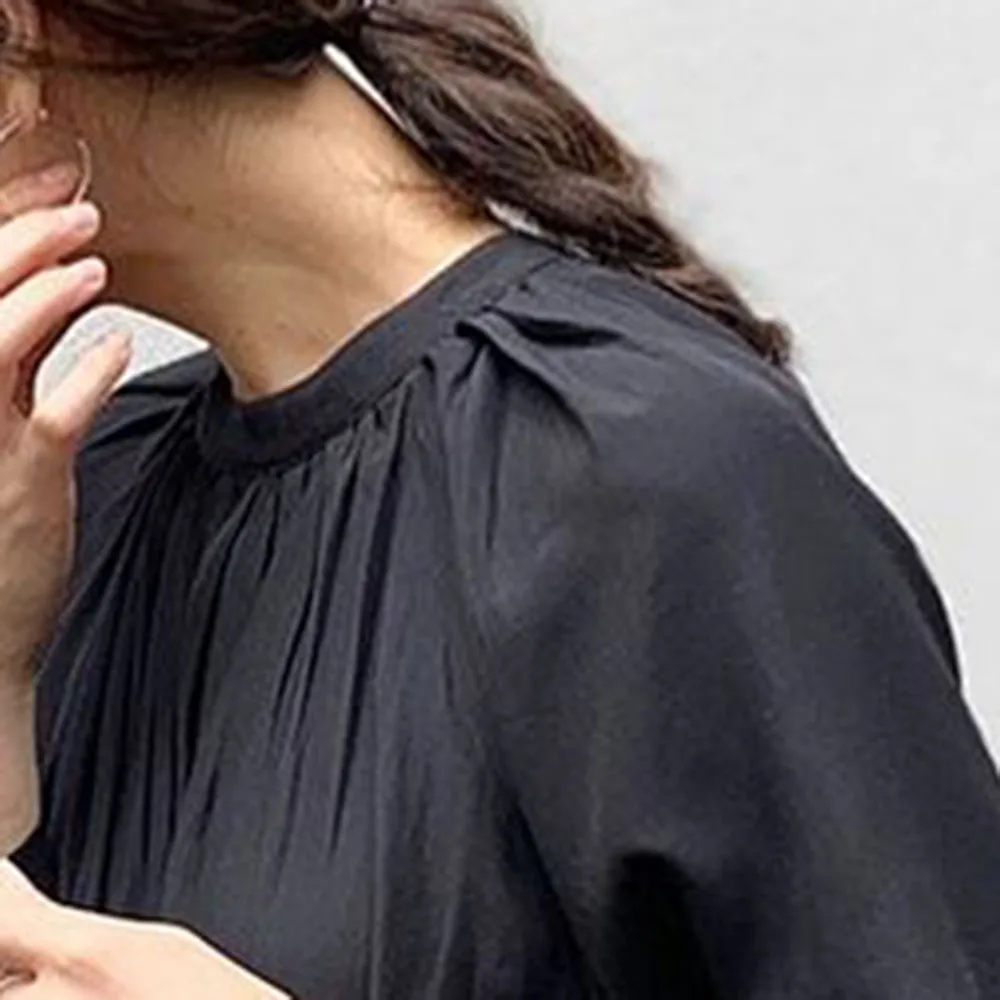 Crna funky bluza Ženska top dugi rukav Elegantne office dame na zakopčane Svakodnevne Slobodne proljeće-jesen majice, Ženske majice 2021