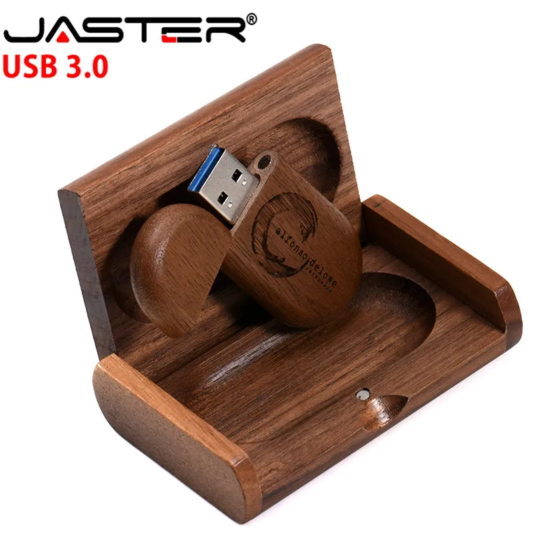 JASTER USB 3.0 LOGO individualni drveni USB + kutija Osobni LOGO, flash drive 8 GB 16 GB, 32 GB i 64 GB USB Flash drive, flash drive, flash drive