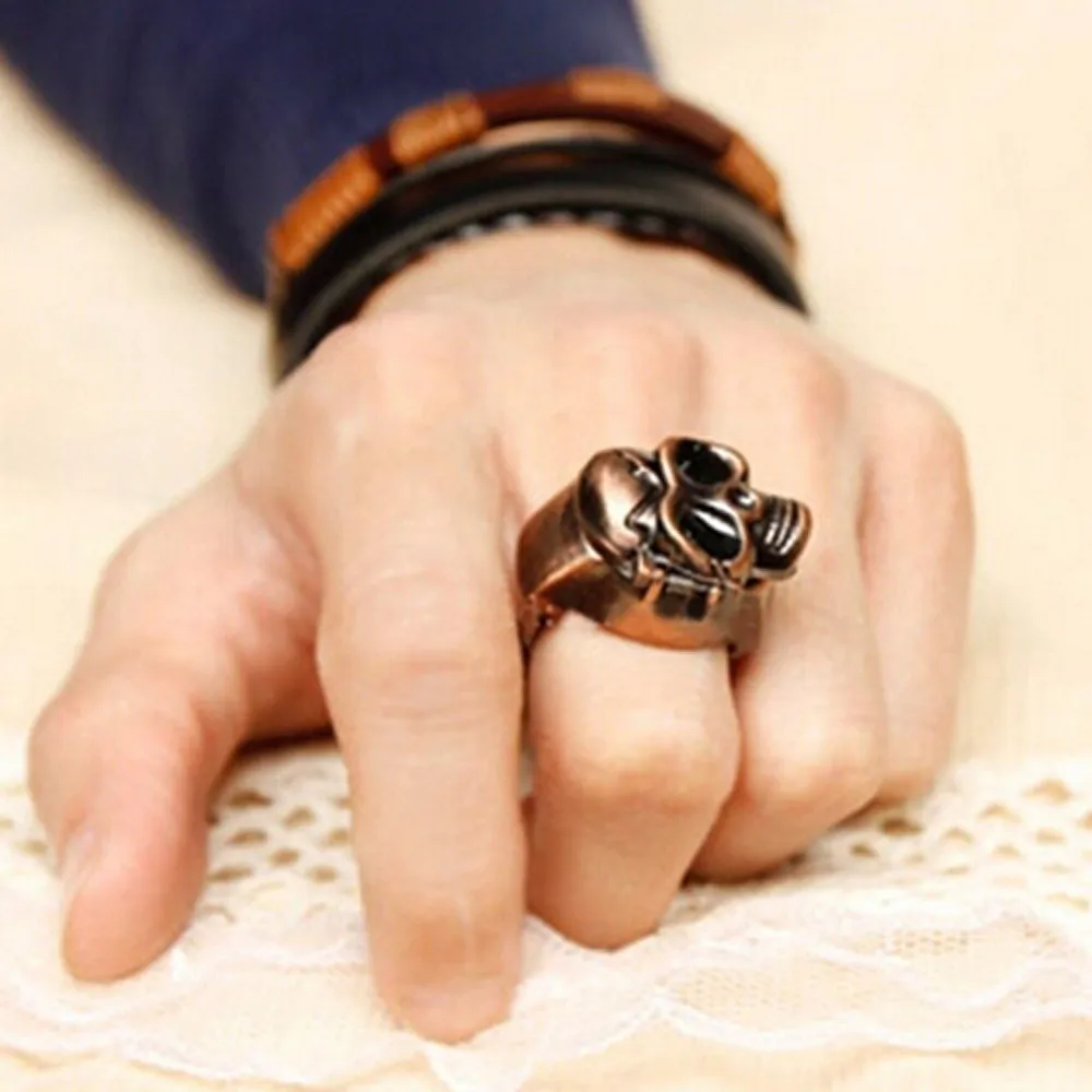 Ženski satovi Unisex Moda Prst Prsten s lubanjom Sat Preklopni Sat Muške Svakodnevne Satova sa prstenom Relogio Feminino Masculino Dar W50