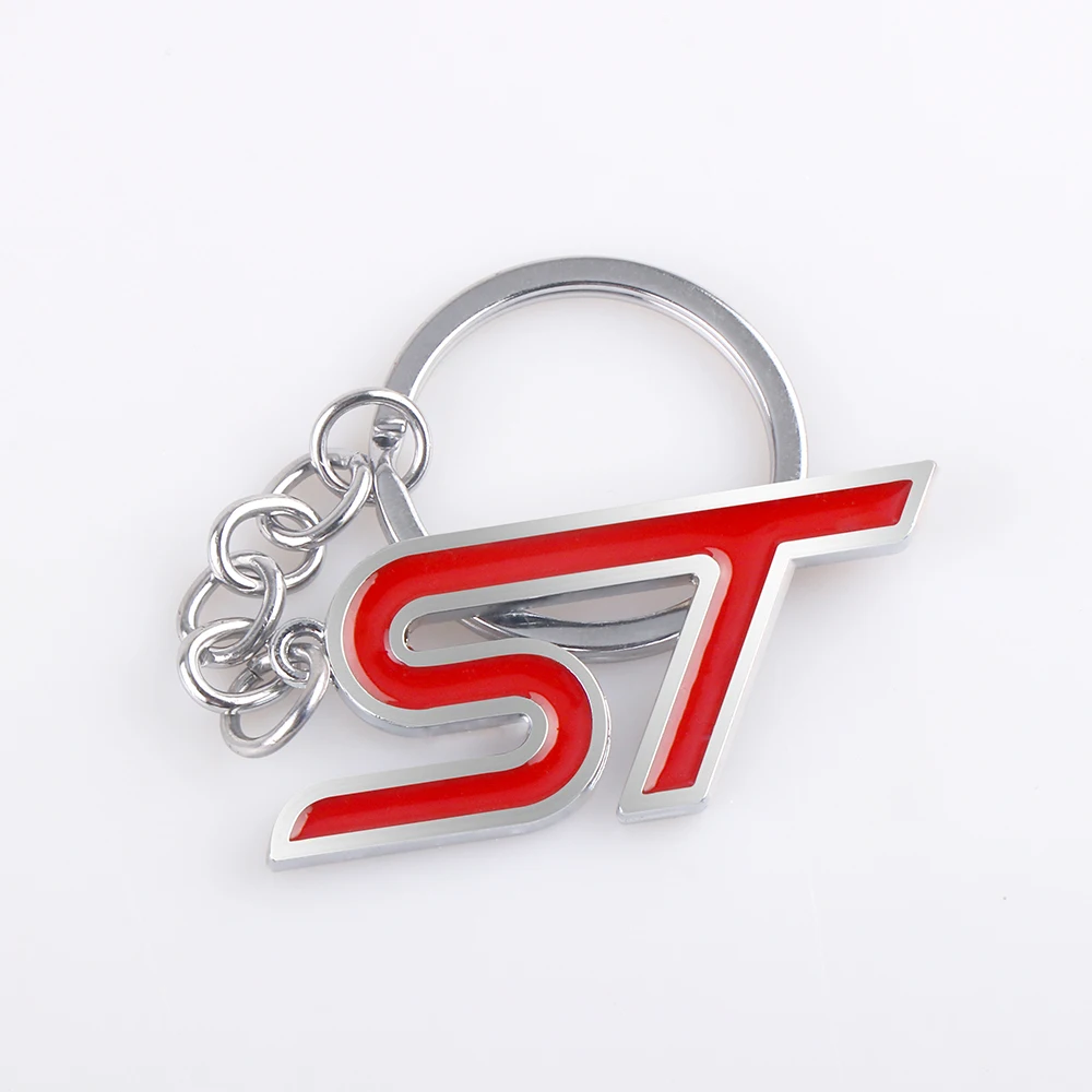 1 kom. privezak za ključeve sa logom ST Metalni Privezak za ključeve, za Ford RACING Focus 2 MK1 MK2 3 Fiesta Mondeo Escape Kuga