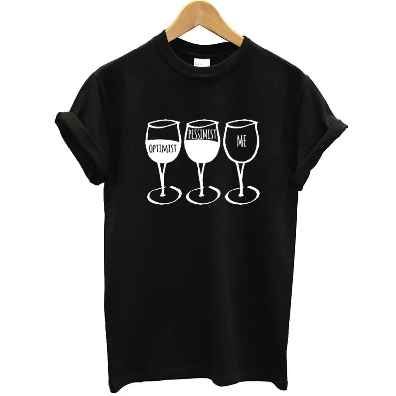 Čašu Vina Majica sa po cijeloj površini za žene s kratkim rukavima i okruglog izreza Slobodna Ženska majica Ženska ljetna moda t-shirt Majice odjeća