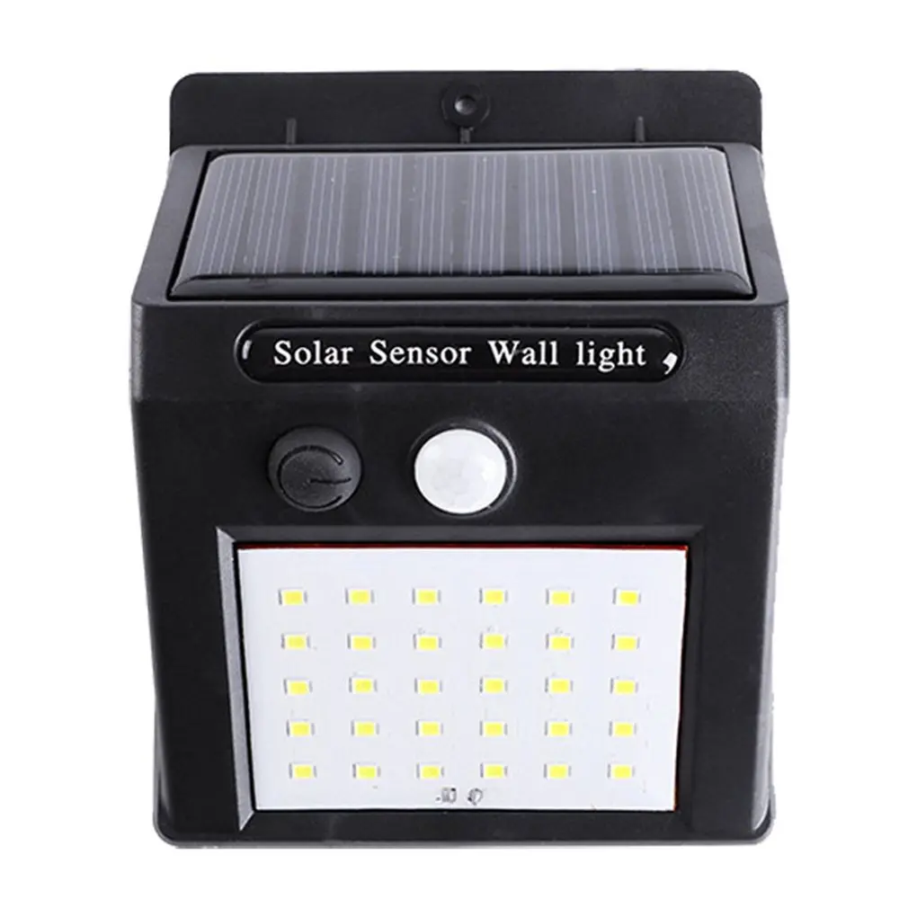 30 LED Solarni Senzor Ulični Svjetlo PIR detektor Pokreta Zidne Svjetiljke Vodootporan IP65 Vanjski Vrt Panik Lampa Slika 0 