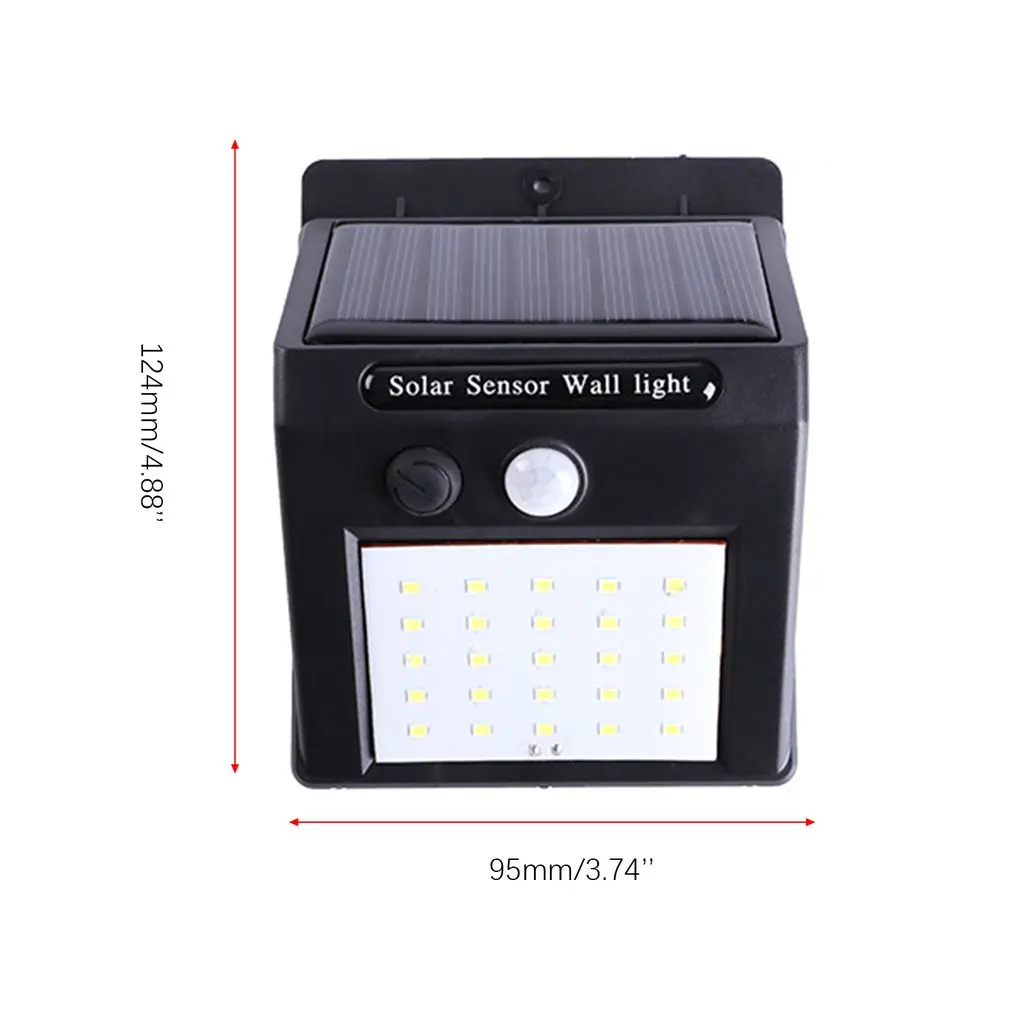 30 LED Solarni Senzor Ulični Svjetlo PIR detektor Pokreta Zidne Svjetiljke Vodootporan IP65 Vanjski Vrt Panik Lampa Slika 3 