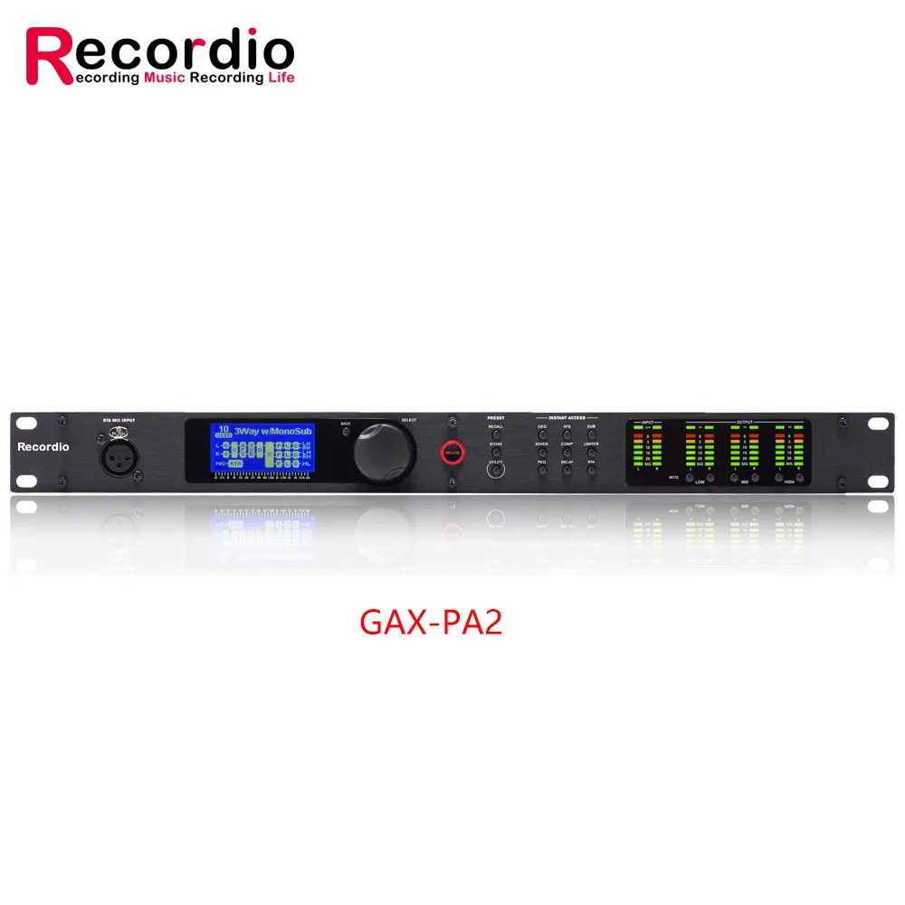 Digitalni procesor GAX-PA2 2in6out DriveRack PA profesionalni Эффектор Opreme zvučni sustav za hot-prodaja