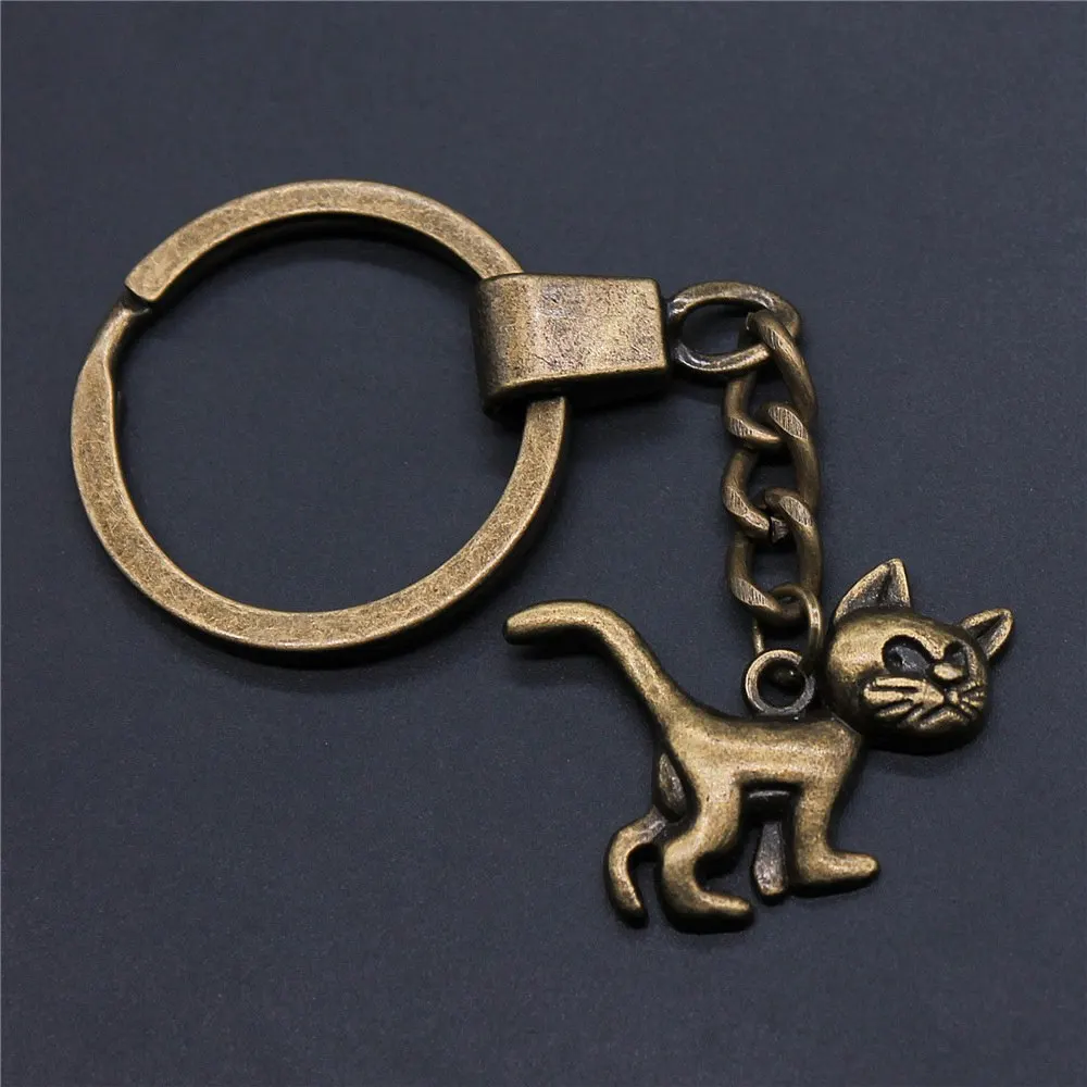1 Kom. privjesak za ključeve Mačka je životinja privjesak za ključeve moda topla rasprodaja privjesak za žene privjesak za ključeve za auto privjesak za ključeve za automobil Slika 5 