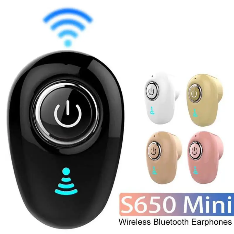 S650 S530 Mini Bežične Bluetooth Slušalice za telefoniranje bez korištenja ruku U Uhu Stereo single player Slušalice sa Mikrofonom Stereo Eabuds Za iphone Samsung
