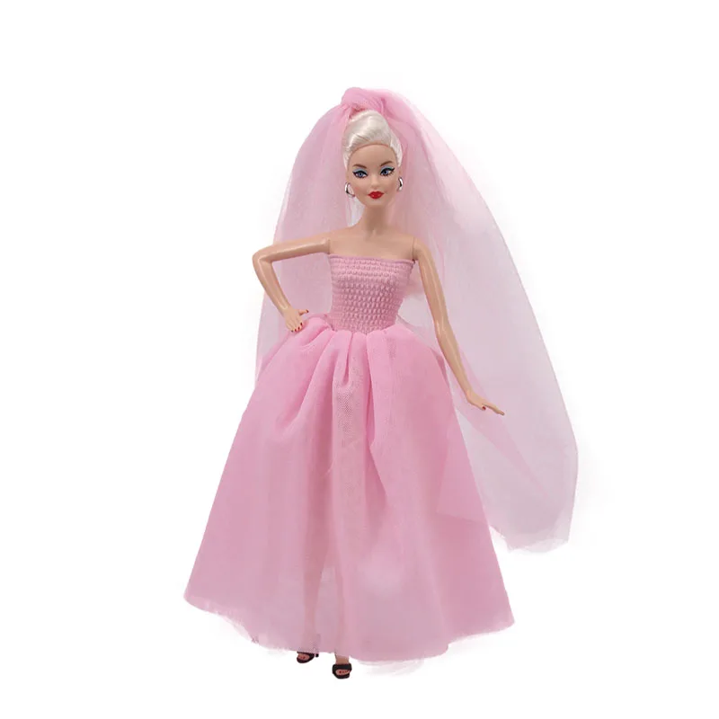 Barbie Vjenčanje/Večernja Haljina Suknja Od Gaze Velike Suknja Pribor Za Odjeću Za Barbie Elastični Dizajn Za 11 Cm 26-28 Cm Lutka Barbie