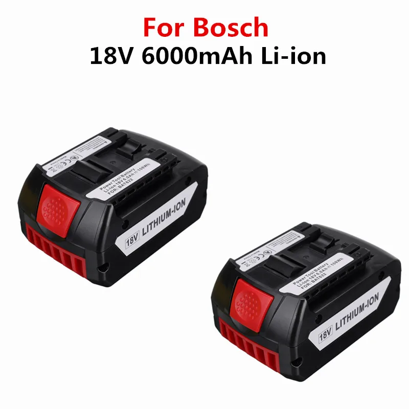 18 6.000 mah Li-ion Punjiva Baterija Za Bosch 18 U Backup Baterija 6.0 A Prijenosni Prijenosni Mjerač BAT609 Slika 1 