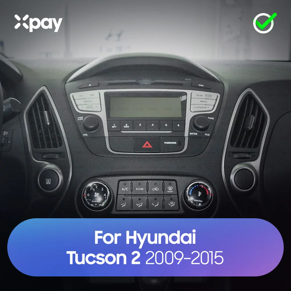 XPAY 9-inčni ploča auto-radija 2din, pogodan za стереопанели Hyundai Tucson 2 2009-Gps, pogodan za okvir Teyes